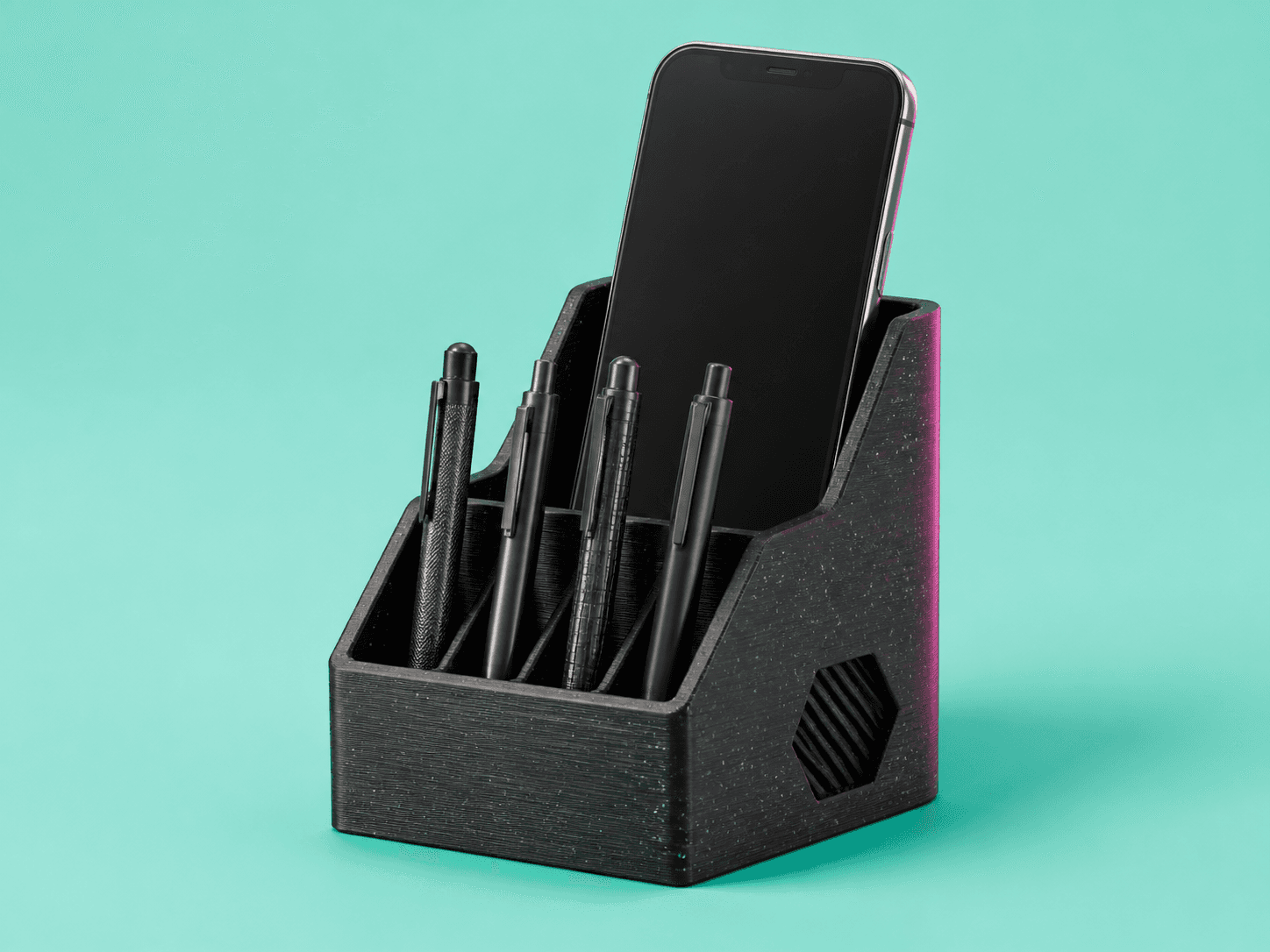 Organizador modular de escritorio impreso en 3D
